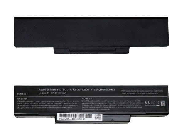 Laptop Battery For HCL SQU524-1 – SQU-524, SQU-528, SQU-503 Laptops,11.1V 6 Cells 4400mAh – Compatible