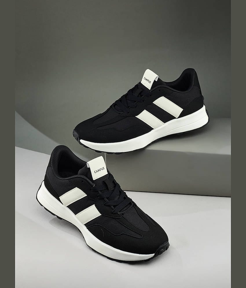 Campus BRISK Black Men's Sneakers