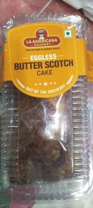 La americana Gourmet Eggless- Butter scotch Cake 
