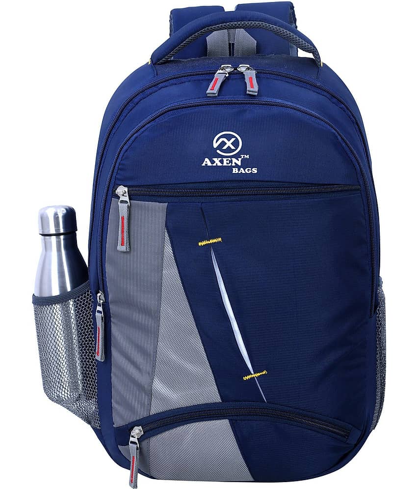 AXEN BAGS 30 Ltrs Polyester Backpack *For Men ( Blue )