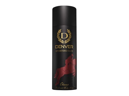 DENVER Sporting Club Champ Deodorant - 150ml, Long Lasting Deo Body Spray - For Men DENVER Sporting Club Champ Deodorant - 150ml, Long Lasting Deo Body Spray - For Men