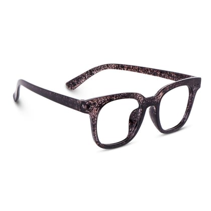 Dervin Blue Light Blocking Computer Glasses Gaming Filter Transparent Square Eyeglasses for Eye Protection Men and Women, Tablet/Laptop/Mobile/TV, Anti-blue & Anti eyestrain-Black