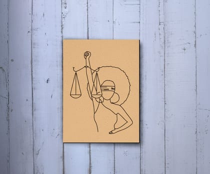 Dbeautify's DIY Traditional Painting – Lady Justice