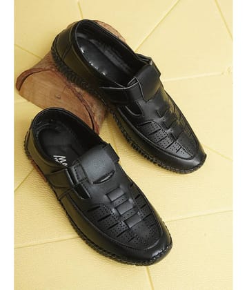 Akiko - Black Men's Sandals