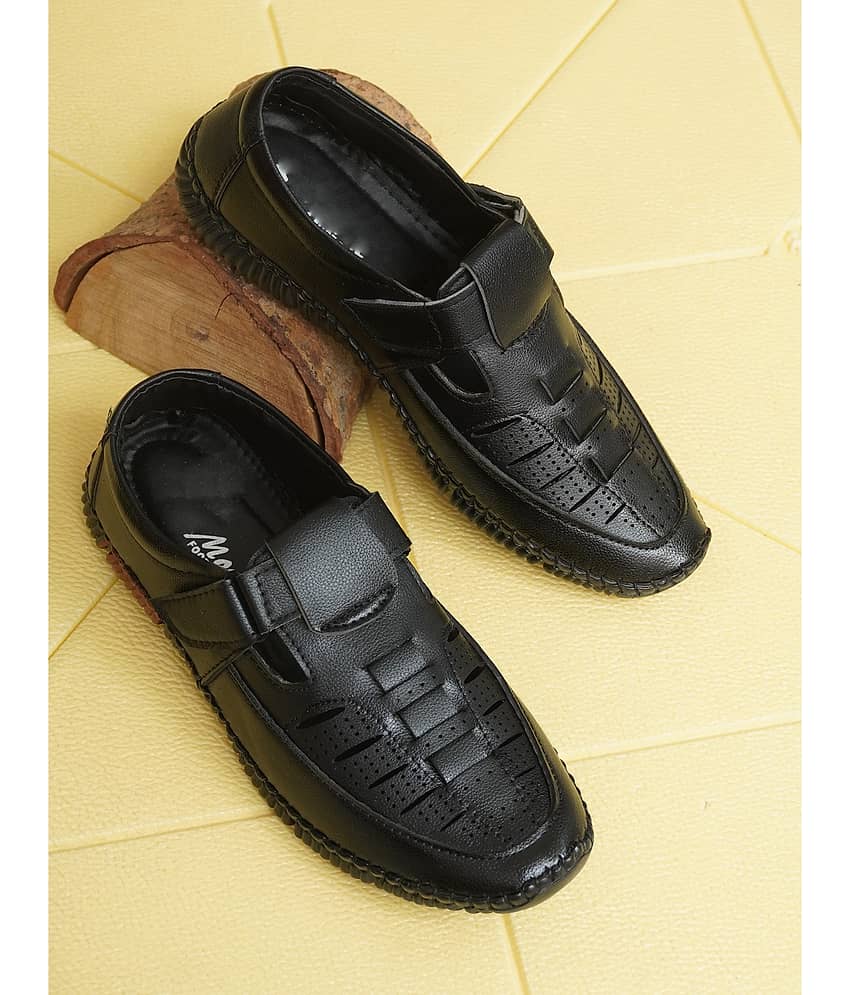 Akiko - Black Men's Sandals