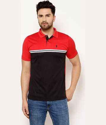 EPPE - Red Polyester Regular Fit Men's Sports Polo T-Shirt ( Pack of 1 )