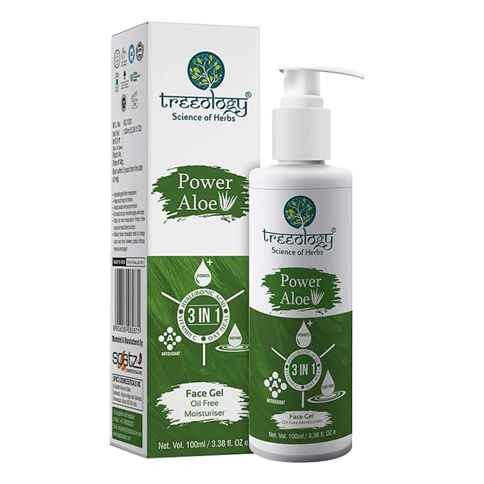 Treeology Power Aloe 3 in 1 Face Gel for Glow & Hydration