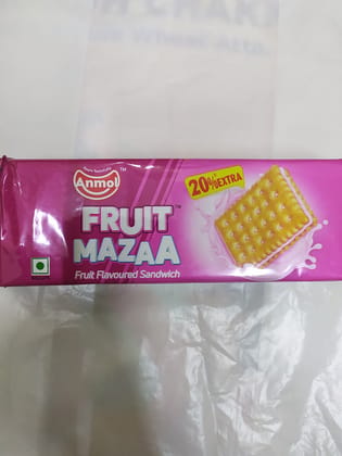 Anmol Fruit Mazaa Fruit flavoured sandwich Anmol Fruit Mazaa Fruit flavoured sandwich