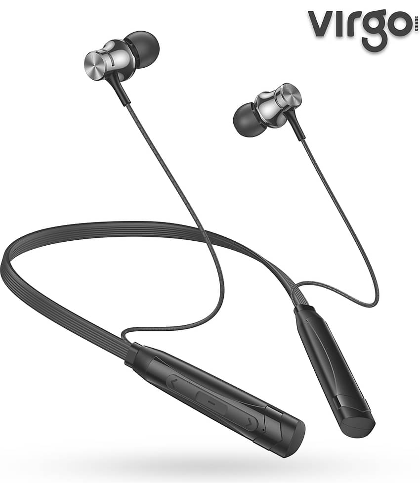 UDDO Virgo Series Deep Bass In-the-ear Bluetooth Headset with Upto 30h Talktime Deep Bass - Black