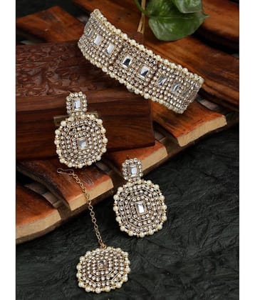 Sukkhi Multi Color Alloy Necklace Set ( Pack of 1 )