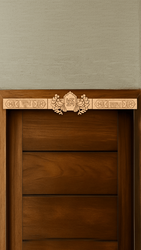 Dbeautify's Shubh Labh MDF Toran for Door