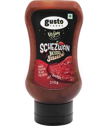 Gusto Foods No Onion No Garlic Schezwan Sauce 310 g