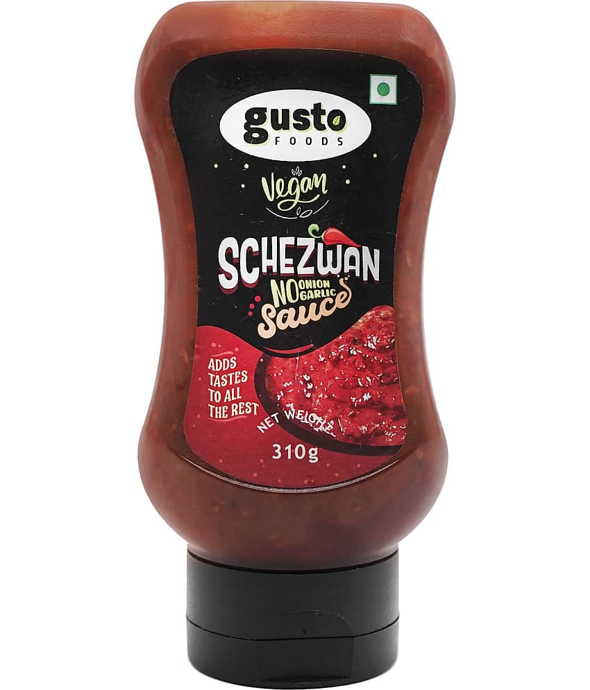 Gusto Foods No Onion No Garlic Schezwan Sauce 310 g