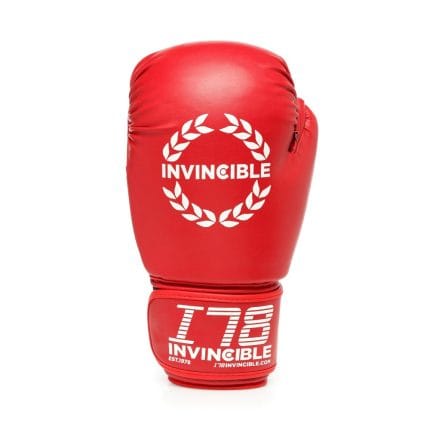 Invincible Training Boxing Gloves Red 10 oz