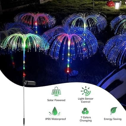 Solar LED Jellyfish Light - uttarpardesh