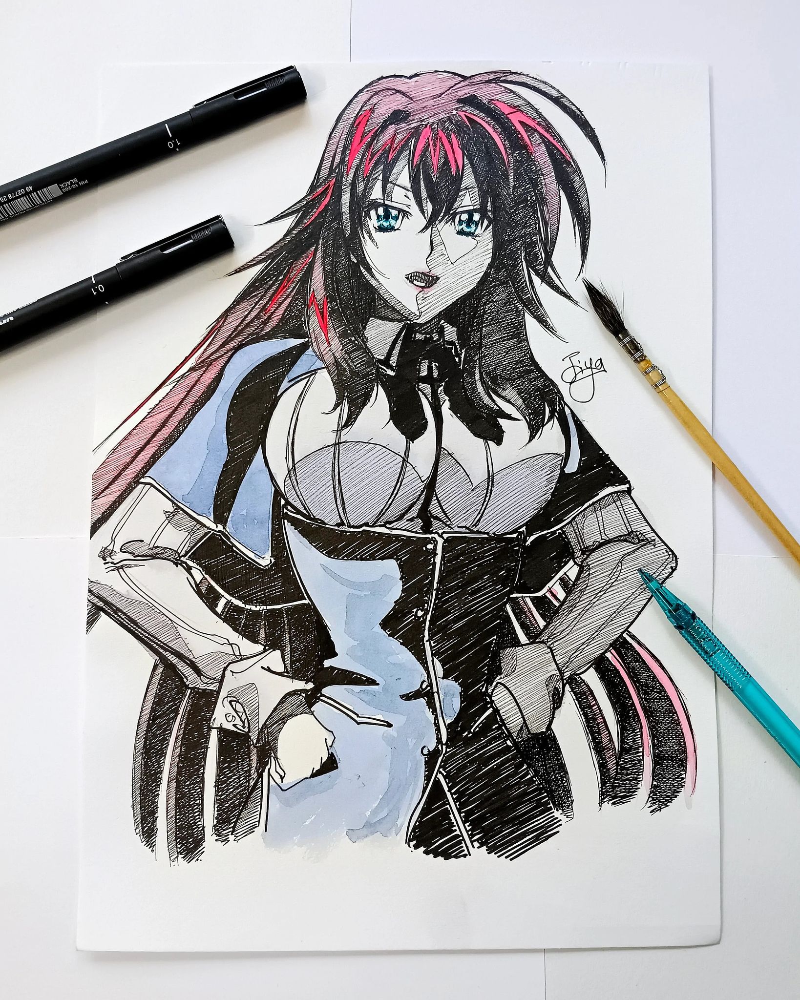 Rias Pencil Sketch for Gifting & Home Decor