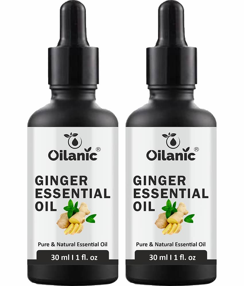 Oilanic Anti-Cellulite Ginger Oil To Reduce Body Fat Naturally Shaping & Firming Oil 30 mL Pack of 2