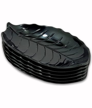 Inpro 6 Pcs Melamine Black Platter