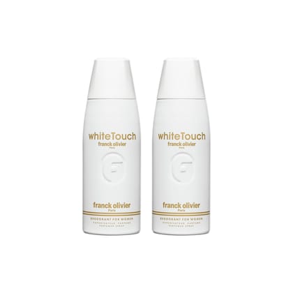 Franck Olivier White Touch Deodorant Spray For Women 250ml (Pack of 2)