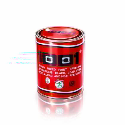 1001 RMP BRUSHING BITUMENS, LEAD FREE ALKALI AND H.R, | WATERPROOFING & PROTECTIVE COATING | IS : 158 CERTIFIED | ANTICORROSIVE COATING BLACK,Heat Resisting Passes the test at 300 C - 1 Ltr