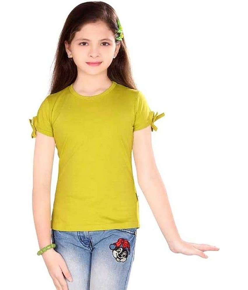 Sini Mini Girls 100% Cotton Tops ( Blue )