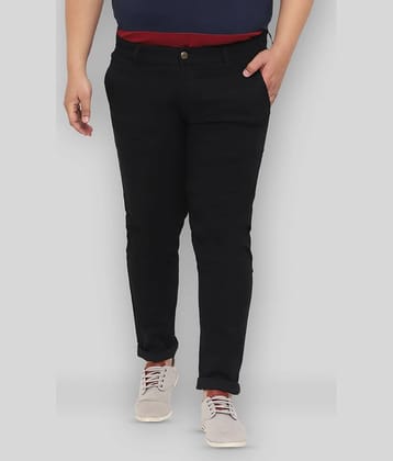 Urbano Plus - Black Cotton Blend Regular Fit Men's Jeans ( Pack of 1 )