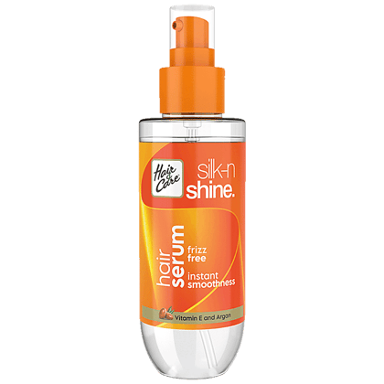 Hair & Care Silk-N Shine Hair Serum - For Silky Hair, Leave In Conditioner With Fruit Vitamins, Rich In Vitamin E, 50 Ml Bottle