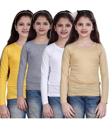 Sini Mini Pack of 4 Girls 100% Cotton Combos ( Blue )