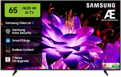 Samsung 65 Inch Vision AI QLED 4K Smart TV QA65QEF1AULXL (Open box / Without box) Samsung 65 Inch Vision AI QLED 4K Smart TV QA65QEF1AULXL (Open box / Without box)