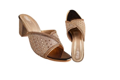 Titas Ladies Copper Wedding Chappal (Cs W 250223)-Copper / 5