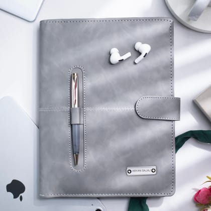Personalised Name Diary-Grey
