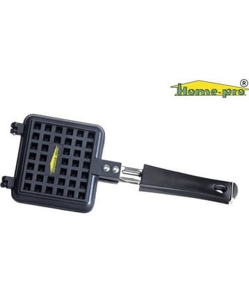 HomePro - Non-Stick Waffle Maker, waffle pan with long bakelite handles, Waffle Pan Press Plate, Cooking Baking Wafffle Tool for Home, Gas stove compaitble, Non-electric waffle maker
