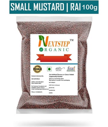 NEXTSTEP ORGANIC Small Mustard Seeds | Rai 100 gm