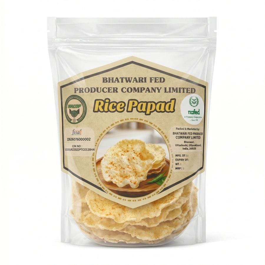 Rice Papad - 100 gm - One plastic pouch