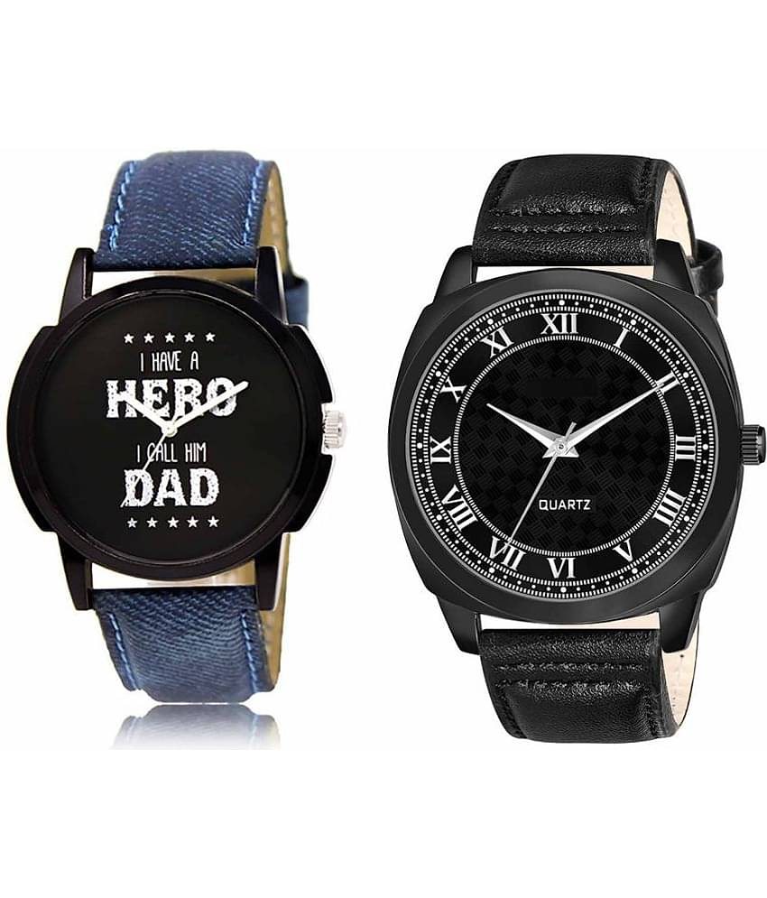 Lorem - Analog Watch Watches Combo For Men and Boys ( Pack of 2 )