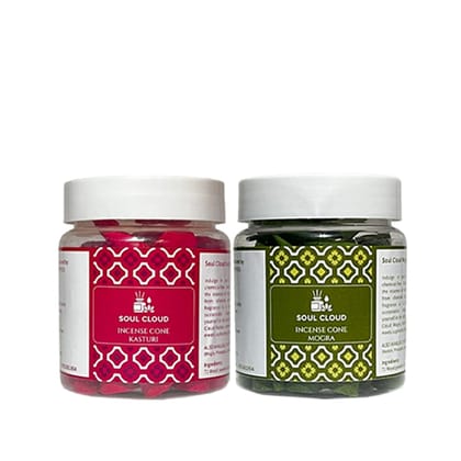 Incense Cone Combo (Kasturi And Mogra)