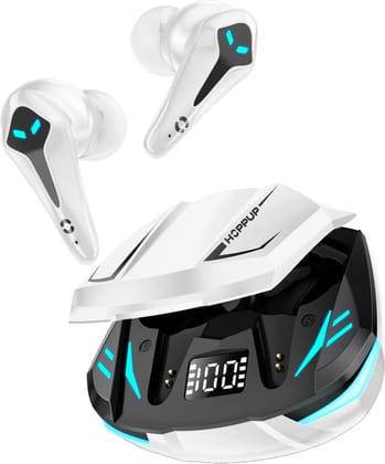 HOPPUP Predator Xo3 Gaming Earbuds with 35MS Low Latency, 13MM DRIVERS & 50H PlayTime Bluetooth Headset