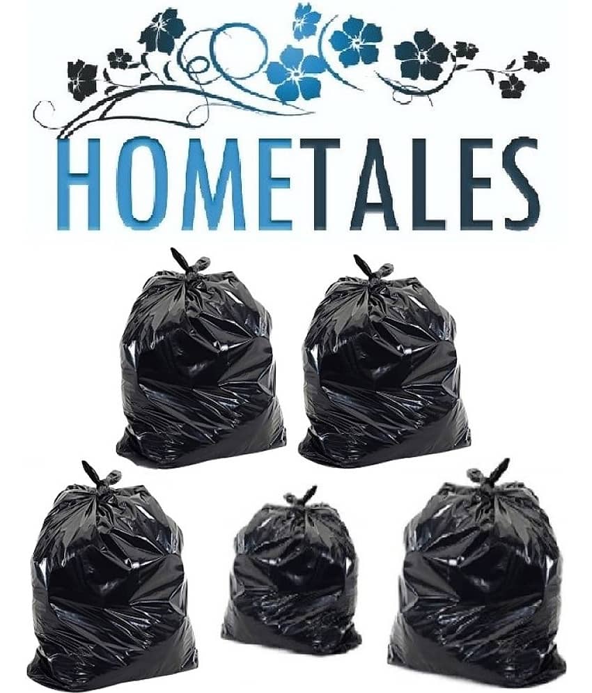 Black Virgin Plastic Dustbin and Garbage bags