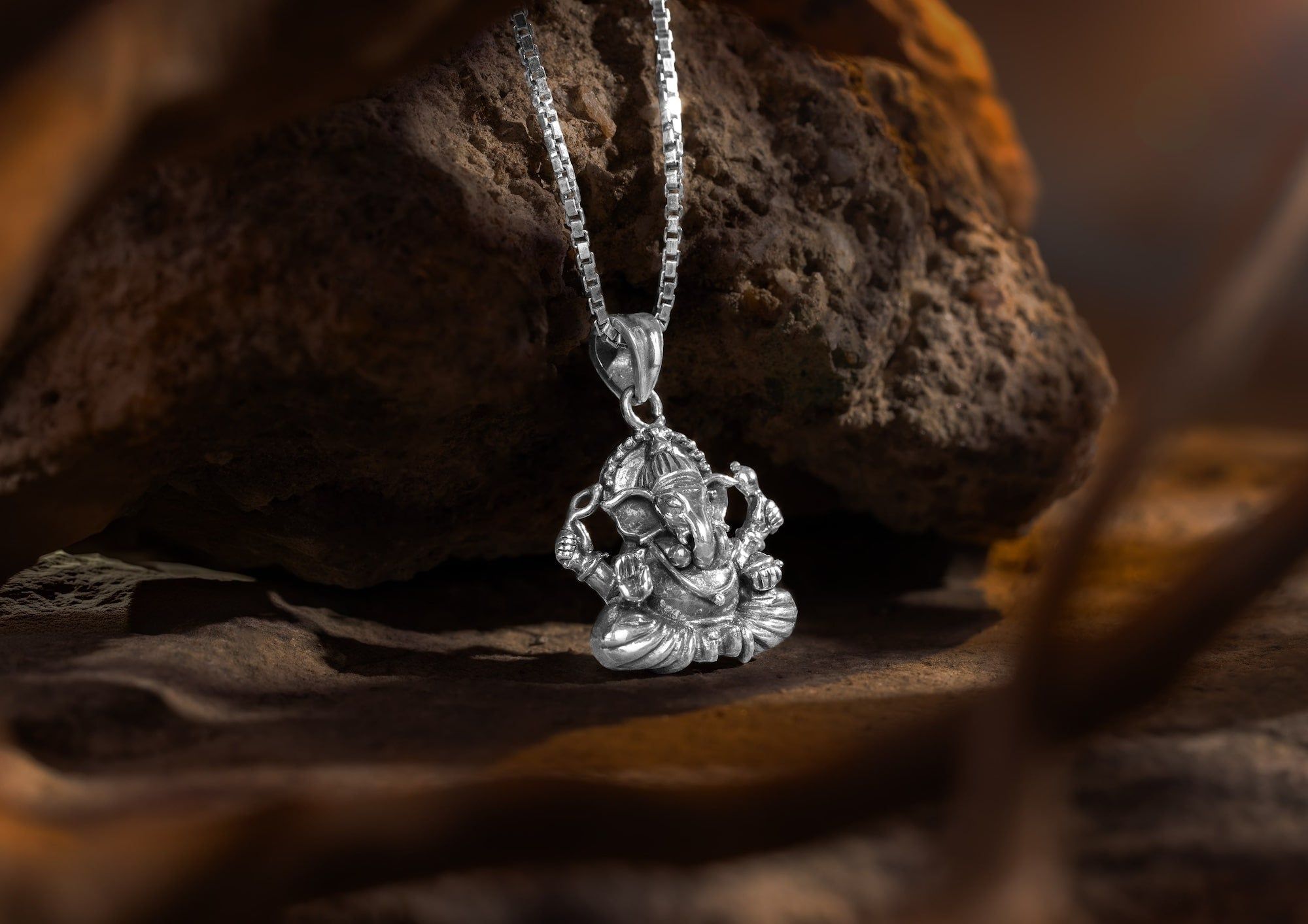 Seated Ganeshji Pendant