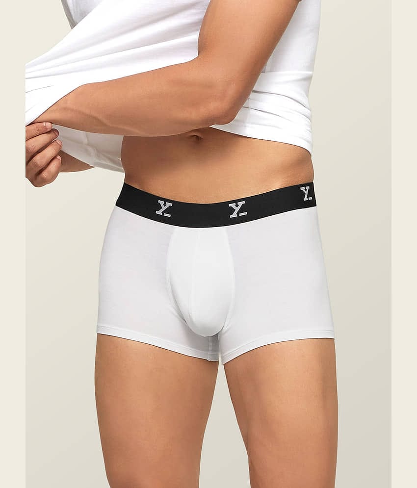 XYXX Pack of 1 Modal Trunks For Men's ( White )