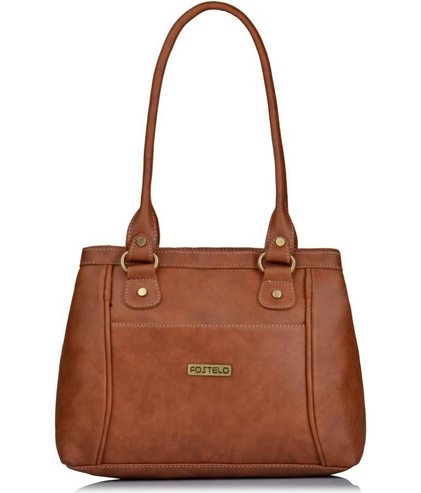 Fostelo Tan P.U. Shoulder Bag