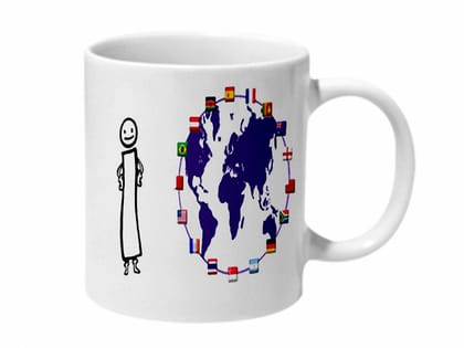Multicolor as as I Nations Ceramic Mug