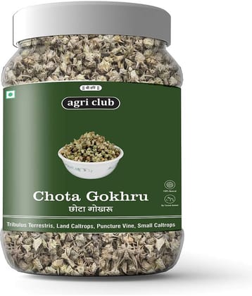 AGRI CLUB Chota Gokhru-Small Caltrops Raw Herbs 300 Gm