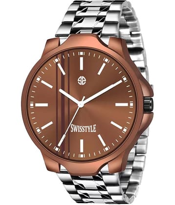 Swisstyle Silver Stainless Steel Analog Men's Watch