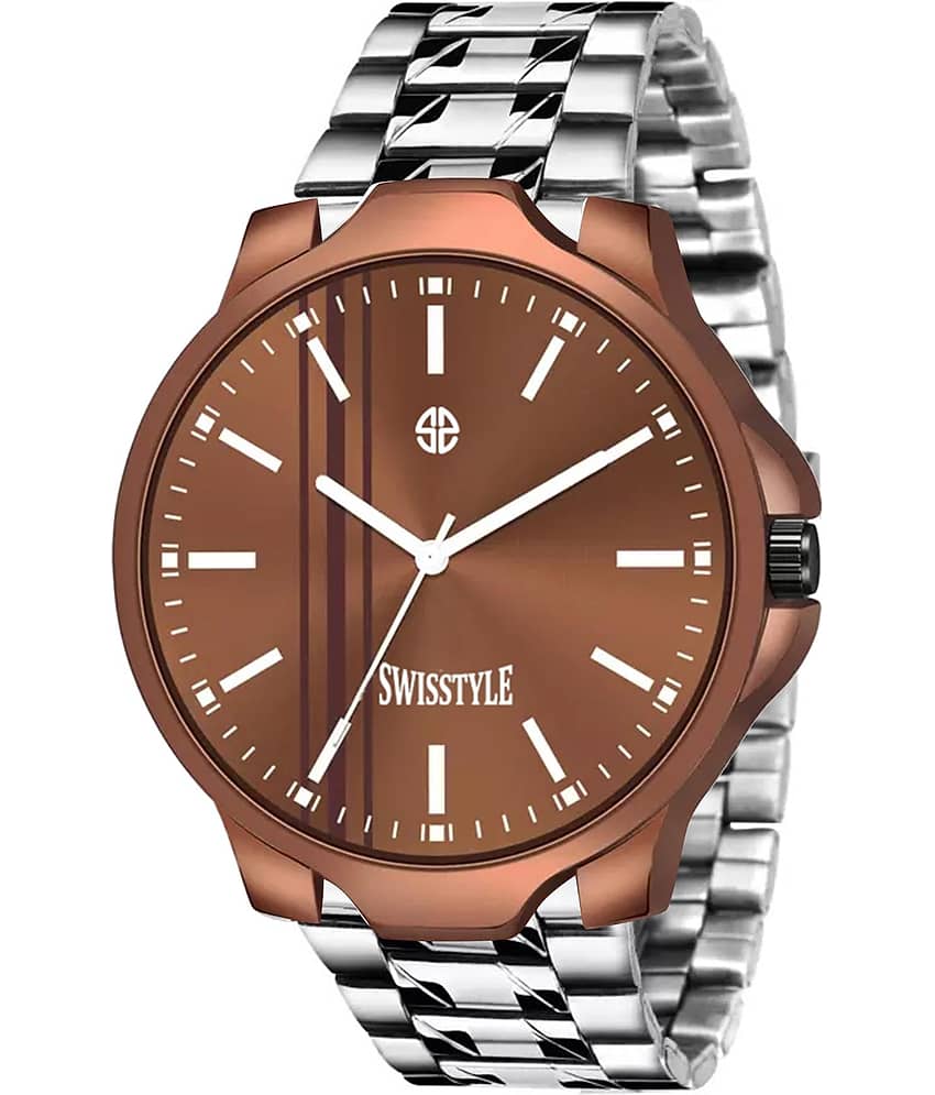 Swisstyle Silver Stainless Steel Analog Men's Watch