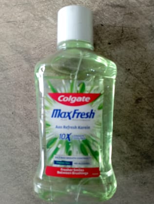 Colgate max fresh plax mouthwash aao refresh karein 10X longer cooling