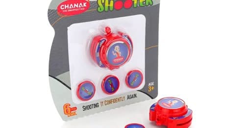 EXCITING HAND DISK SHOOTER TOYS GAME SET FOR KIDS. AMAZING FLYING DISC GAME. INDOOR & OUTDOOR