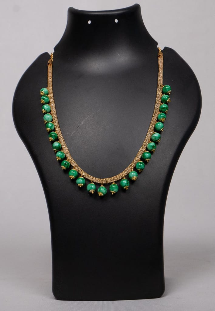 SONCHIRAIYA AP MEPMA GREEN BEADS CHAIN