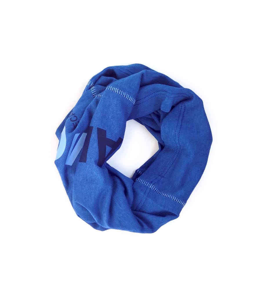 FREECULTR Unisex Bamboo Bandana, Anti Microbial Super Soft & Comfort Fit, Breathable Multipurpose Headband - Printed Pack of 3-Chalk Blue,Pastle Peach,Pilot Blue