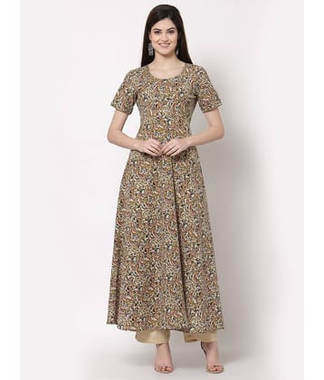 Kbz Women Cotton Fit & Flare Dress ( Multi Color )